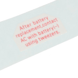 ORYGINALNA NAKLEJKA BATERII...